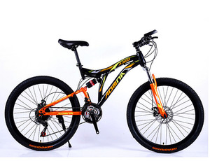 Vtt suspendu 26 pouces avec pneus larges, vélo de descente en montagne à suspension complète, pneus larges, <span class=keywords><strong>promotion</strong></span> de noël, 4.0 - Product Image 4