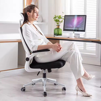 Chaise de bureau ergonomique pivotante en tissu respirant, personnalisable et économique, pour salle de réunion