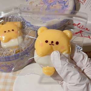 Jouet Squishy en forme d'ours à prix réduit - Super collant, portable, anti-stress, cadeau créatif pour enfants et adultes - Product Image 3