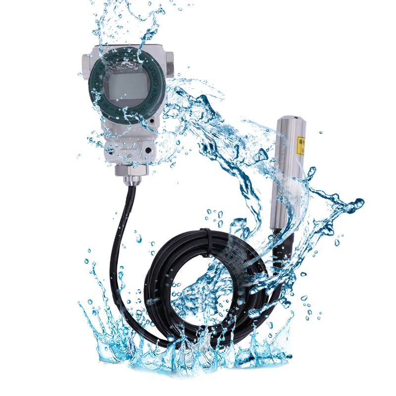 AOSHENG original output 4-20mA submersible ip68 fuel water depth level sensor with cable liquid level transmitter
