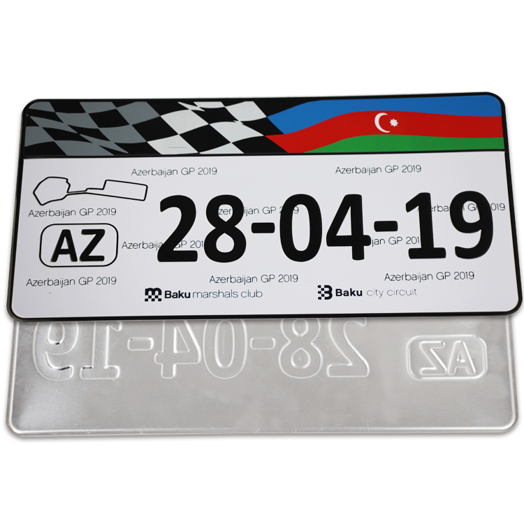 plaque d'immatriculation