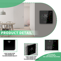 Termostato Inteligente WiFi Minco para el Hogar, Controlador de Temperatura Programable para Calderas de Agua/Gas, Control Remoto Tuya/Smart Life