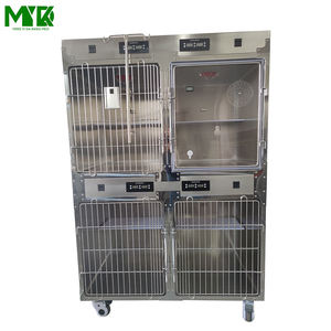 लक्जरी बिल्ली पालतू संयोजन पिंजरे 304 स्टेनलेस स्टील ऑक्सीजन केबिन प्रेरित पशु चिकित्सा उपकरण - Product Image 3