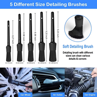 Kit de brosses de nettoyage douces pour la protection de la voiture, bleu, 26 pièces, prix direct usine