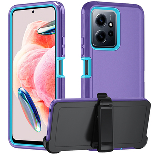 Accesorios Anticaída para Teléfono Móvil, Funda Protectora 4 en 1 <span class=keywords><strong>Defender</strong></span> Otterboxer para Redmi Note 12 4G - Product Image 1