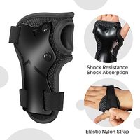 Ensembles de protections personnalisables pour enfants, coque rigide et éponge épaisse, pour genoux et coudes, pour vélo, roller, skateboard et ramper