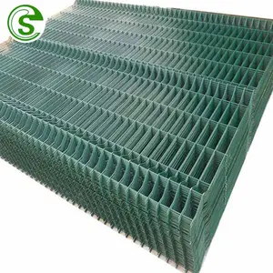 Çin PVC kaplı yeşil renk 6 ft yüksek tel örgü çit fiyat