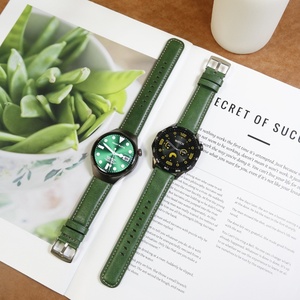 Bracelet de montre en cuir véritable Upro 22 mm pour Huawei GT6 Ultimate Watch5 46 mm, remplacement rapide, bracelet de montre intelligente OEM - Product Image 2