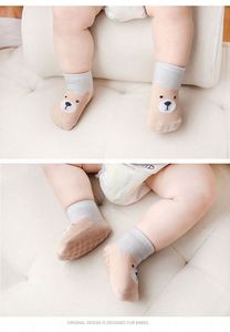 Chaussons antidérapants <span class=keywords><strong>pour</strong></span> bébés et jeunes enfants, motif animaux, collection printemps, 0-12 mois, avec grip, <span class=keywords><strong>pour</strong></span> <span class=keywords><strong>nouveau</strong></span>-nés et tout-petits, chaussettes d'intérieur - Product Image 2