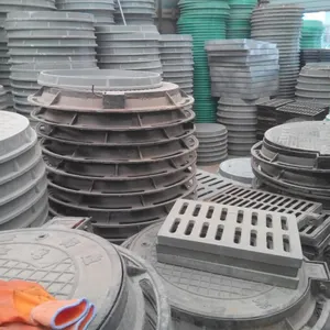 High Quality Anti-corrosion 600mm Round Manhole Cover Inspection Chamber Fibreglass Composite Manhole Cover