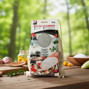 Bolsa de malla de algodón puro para verduras de 2 kg para cocinar y almacenar - Product Image 1
