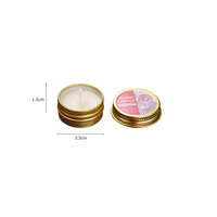 Petite bougie d'aromathérapie timbre en laiton massif timbre en relief cire perle métal tête timbre Festival cadeau fabricant en gros