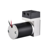 Moteur sans balais 12V DC, débit élevé 15L/min, mini pompe à vide PPS, pompe à diaphragme EPDM importée, OEM, échantillonnage micro-air