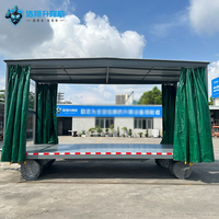 Remorque Plateforme en Acier 8 Tonnes Neuve pour Aéroport, Bagages, Marchandises, Usine de Fabrication, Restaurant, Remorquée par Tracteur