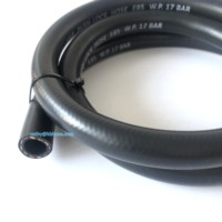 Tuyau de raccordement tressé en caoutchouc NBR/CPE à couverture lisse AN4 AN6 AN8 AN10 AN12, à fixation rapide, pour lubrifiants E85 – Approvisionnement direct usine
