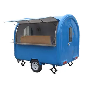 Camper Van Kaffee wagen Food trailer Drivable Food Truck Trailer Hersteller mit Toilette des Badezimmers