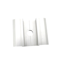 Accessoires de système de montage solaire à pince intermédiaire rapide en largeur ruban anodisé Système solaire de qualité supérieure avec pince intermédiaire