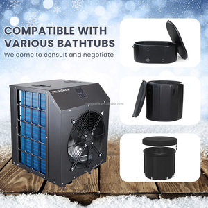 Refroidisseur d'eau portable puissant à refroidissement rapide et réfrigérant écologique adapté aux salles de sport, refroidisseur d'eau professionnel 1HP - Product Image 5