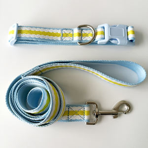 새로운 스타일의 아름다운 단색 고양이 목걸이 강아지 목걸이 고급 애완동물 목걸이 및 리드 강아지 하네스 - Product Image 5