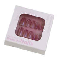 Boîte d'emballage pour les ongles de bonne qualité Pack Eye Cream Eyelash Fold Cosmetic Fold Store Box Jewelry Paper Box With Private Logo
