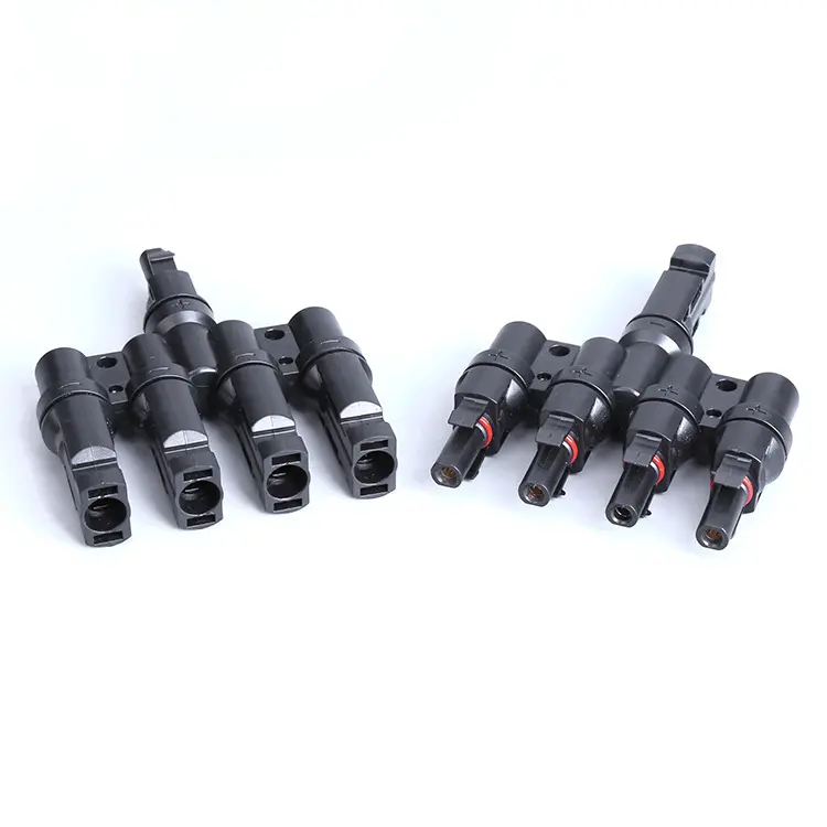 Solar Panel Cable Connector Male and Female MC-4 Branch  2/3/4/5/6 Waterproof 