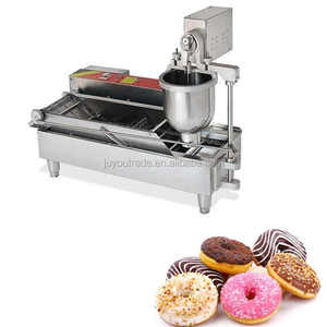 JUYOU-Máquina de hacer rosquillas comercial totalmente automática, nueva freidora de llenado de harina y agua para uso en panadería y restaurante - Product Image 1