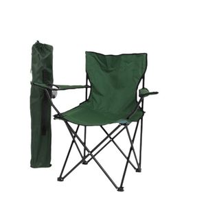 Silla Plegable para Camping Verde, Silla Portátil para Playa y Pesca con Reposabrazos, Silla Ligera Plegable para Uso en Exteriores - Product Image 1