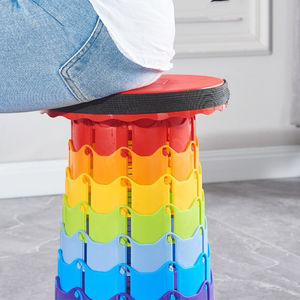 Tabouret pliant portable amélioré, pliable et rétractable, adapté aux adultes, pour la pêche en plein air, le jardinage - Product Image 3