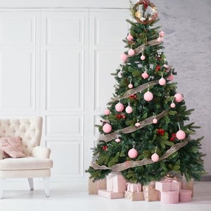 Boules de Noël décoratives personnalisées en plastique incassable avec paillettes, prix de gros usine, certifiées BSCI - Product Image 2