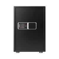Caja Fuerte Digital Electrónica con Teclado Táctil y Desbloqueo Automático por Huella Dactilar, Diseño Moderno, Caja de Seguridad para el Hogar