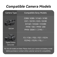 Charge de remplacement de batterie au Lithium d'appareil photo professionnel FB BP-U60 Compatible avec pour caméra de diffusion Sony Z280 X280 X160 X180