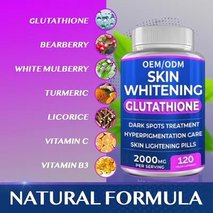 Private Label Vegan Skin White ning Supplement Reine L-Glutathion-Kapsel Kollagen 5000mg Kapseln - Product Image 4