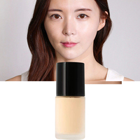 Fabricants chinois de cosmétiques sur mesure, meilleur fond de teint liquide matifiant imperméable pour peaux foncées, soin blanchissant des pores pour femmes