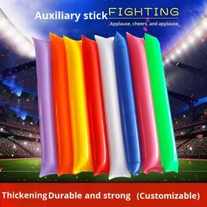 Bâtons gonflables personnalisés pour le soutien, avec effets sonores et lumineux, rouge et bleu, pour le claquage et le divertissement - Product Image 4