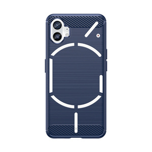 Funda Con Fibra De Carbono De Teléfono Para <span class=keywords><strong>Nothing</strong></span> <span class=keywords><strong>One</strong></span> Blando TPU Material Caja De Móvil Cepillada Textura Para <span class=keywords><strong>Nothing</strong></span> 1 - Product Image 5