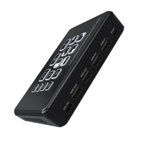 Conmutador de Video HDTV de 2 Entradas y 2 Salidas con Salida en Bucle para Transmisión en Vivo de 1080P