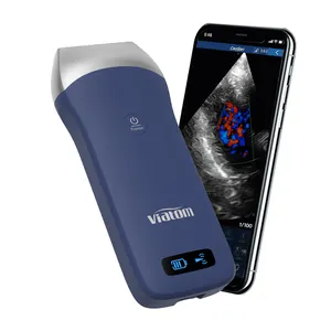 Viatom pemindai Ultrasound portabel, pemindai Ultrasound genggam 250 Gram Ultrasound Linear nirkabel
