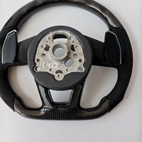 Style fibre de carbone, design sportif pour le volant de voiture, remplacez le modèle ancien par le nouveau pour Audi A8 A5 A4