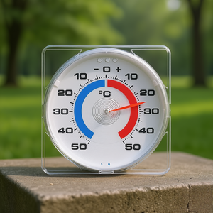 เทอร์โมมิเตอร์วัดอุณหภูมิหน้าต่าง เส้นผ่านศูนย์กลาง 7.5 ซม. แพ็ค 10 ชิ้น ใช้ได้ทั้งภายในและภายนอกอาคาร - Product Image 3