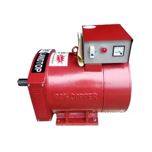 Alternador monofásico ST 10kw ST 3KW, tipo de cepillo de carbono, 220v 230v