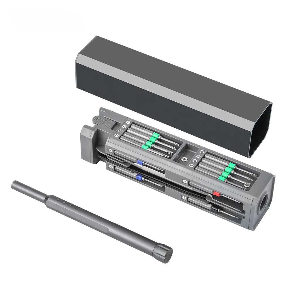 Precision Screwdriver Chave de fenda Kit Magnetic Bits bolt driver AL Box 31 in 1 Screw Driver for xiaomi phone repairing