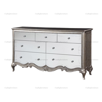 Ensembles de chambre à coucher de luxe américains, lit antique français, ensembles de meubles de chambre à coucher de style royal