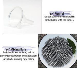 Flacon de vernis à ongles blanc de 7 ml avec bouchon à vis, contenant en PP mat pour usage cosmétique - Product Image 4