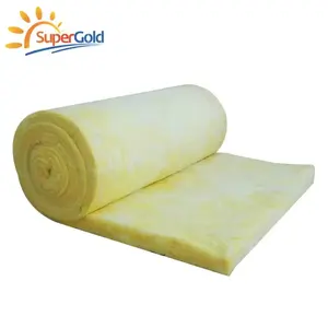 SuperGold Paquete de calor contratado rollo de lana de vidrio manta aislante de lana de fibra de vidrio
