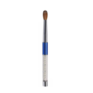 Blue Metal Handle 100% Kolinsky Sable Acrylic Nail Art Brush Size 4 6 8 10 12 Pen Manicure Salon Acrylic Powder Brush - Product Image 4