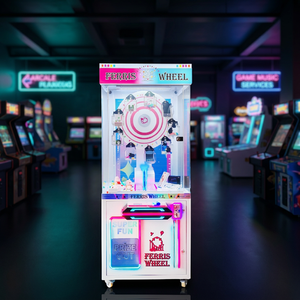 Vente en gros FRO Machine à poupées type Grande Roue, Jeu de grue d'arcade d'intérieur à monnayeur, Construction en métal/acrylique/verre, Alimentation 110V/220V - Product Image 3