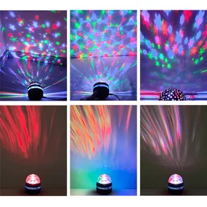 Hot Selling Projector Light Magic Ball Lamp Kids Bedroom RGB Colorful Night Light