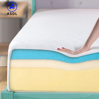 Fabrik-Großhandel Neue Xxxn Matratze Latex Komprimierte Auflagen Topper Orthopädische Queen-Size Doppelbett Gel-Memory-Foam-Matratze