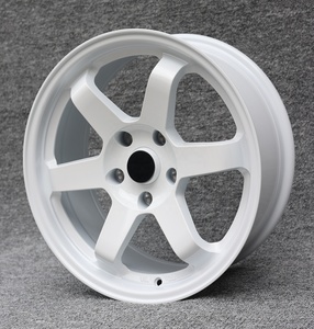 <span class=keywords><strong>ล้อ</strong></span>แม็กซ์ YQ Racing <span class=keywords><strong>TE37</strong></span> <span class=keywords><strong>สี</strong></span>ขาว 5x120 5x114.3 <span class=keywords><strong>ขอบ</strong></span> 17 <span class=keywords><strong>18</strong></span> 19 นิ้ว สำหรับ Audi BMW 340I F30 Honda Civic Toyota Subaru Mazda Chevry - Product Image 4