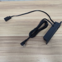 Stop Kontak, Soket Listrik, Dua Stop Kontak, Dilengkapi Saklar Daya, Cocok untuk Berbagai Situasi. Dua Port USB